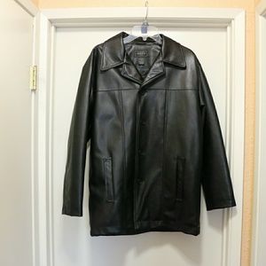 Large Men's Pleather Jacket